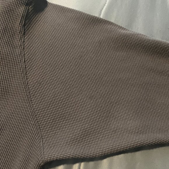 Women's Grey Button Down Sweater Top Large - Picture 9 of 9